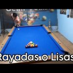 🎱 Descubre los secretos del billar: ¡Lisas y rayadas, la combinación perfecta!