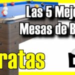 🎱 ¡Las mejores opciones de mesas de billar para casa! Descubre las opciones más prácticas y divertidas 🏡