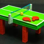 🏓📦 ¡Descubre la innovadora mesa de ping pong de cartón para disfrutar de emocionantes partidos en casa!